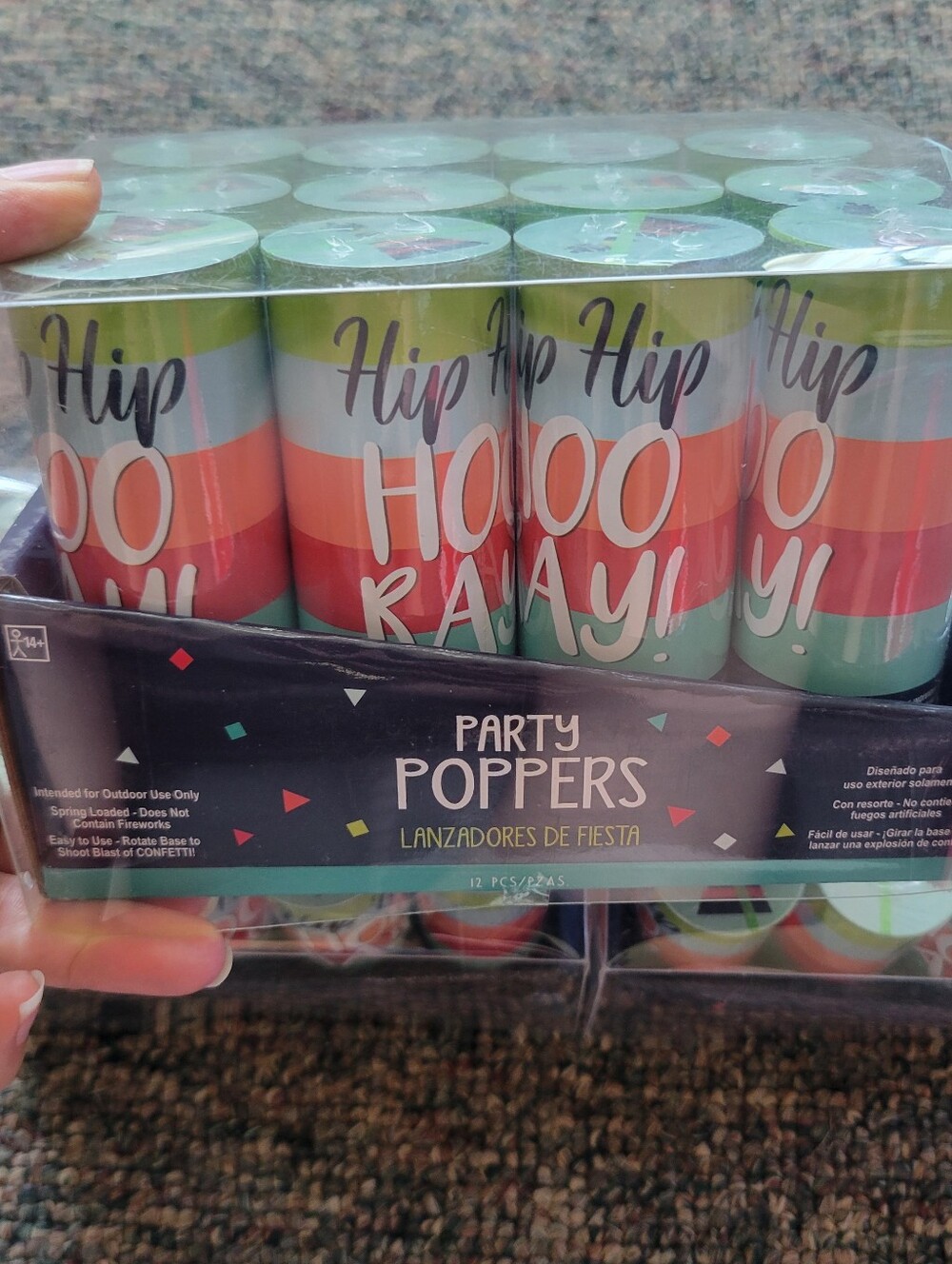 Party Poppers - Multicolor Confetti Launchers